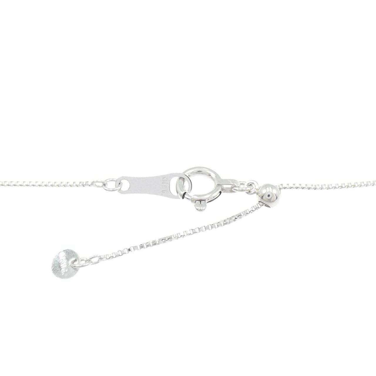 K18WG ダイヤモンド ネックレス 0.210CT