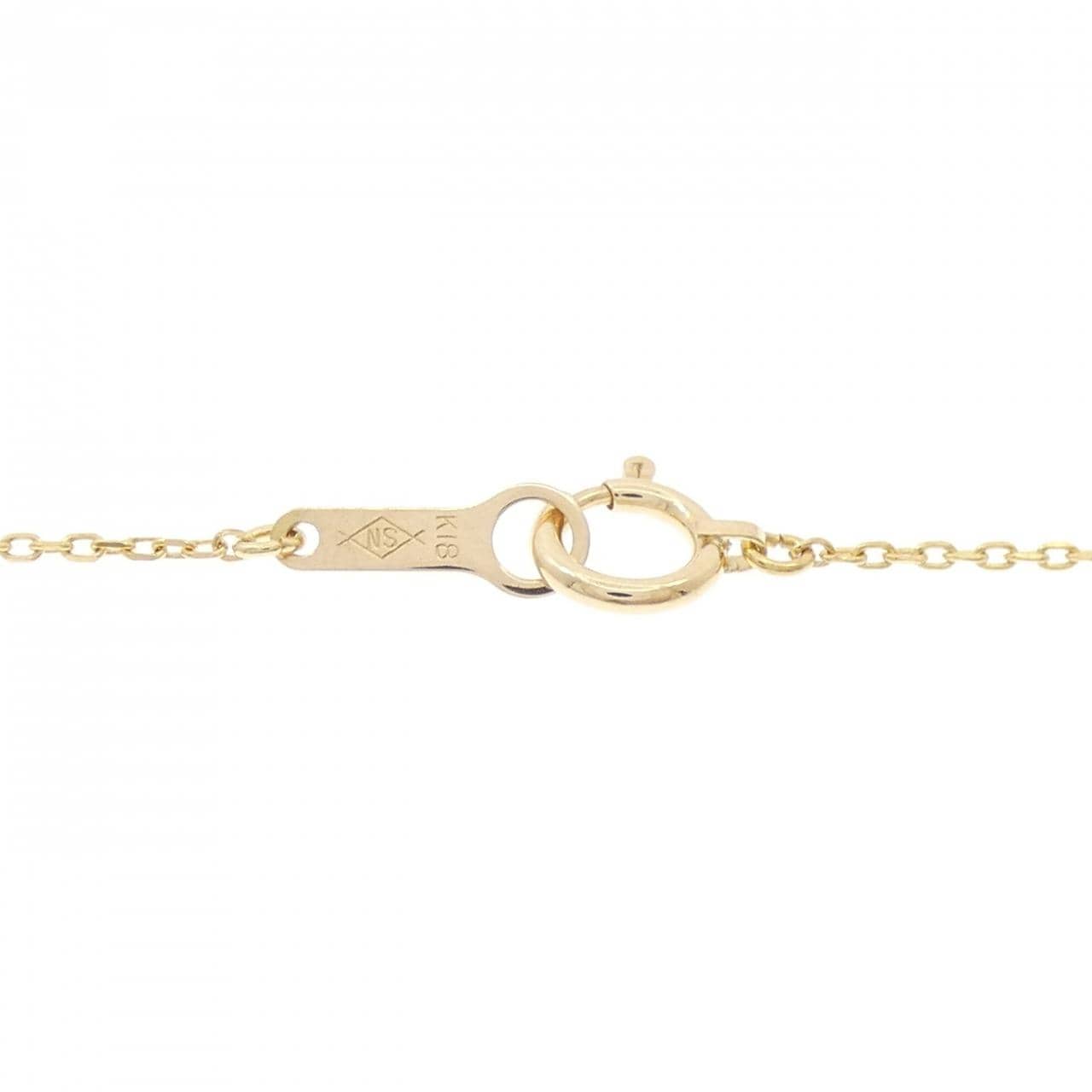 K18YG クロス ダイヤモンド ネックレス 0.23CT