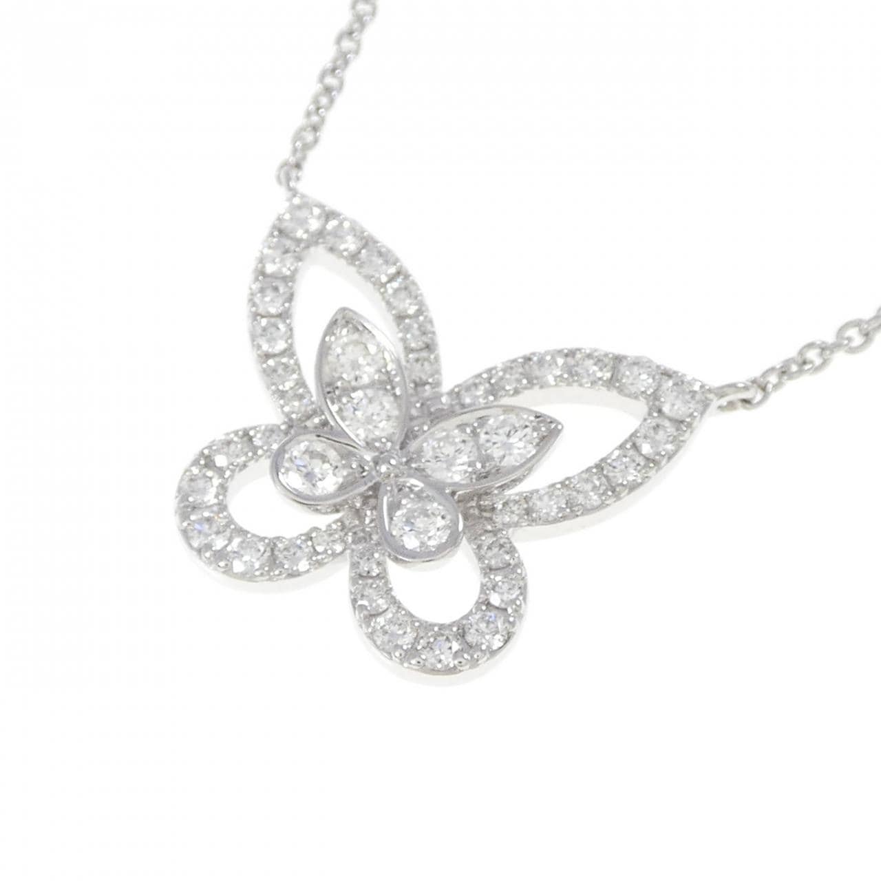 グラフ バタフライシルエット ミニ ネックレス