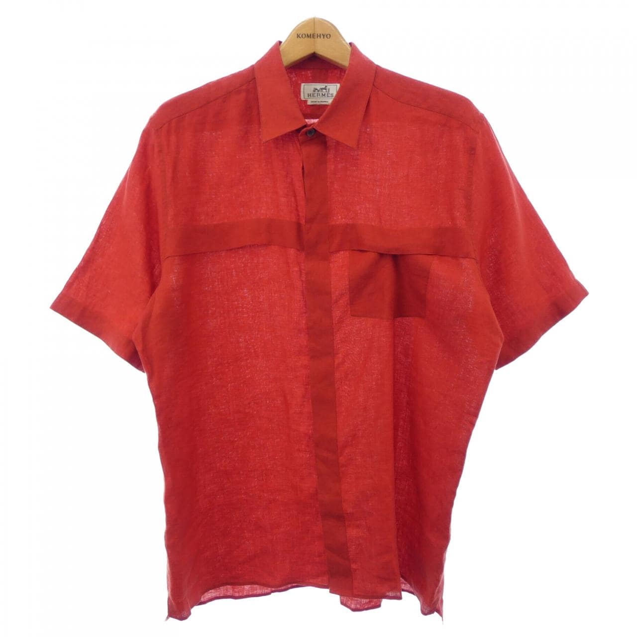 エルメス HERMES 61-5627 S／Sシャツ