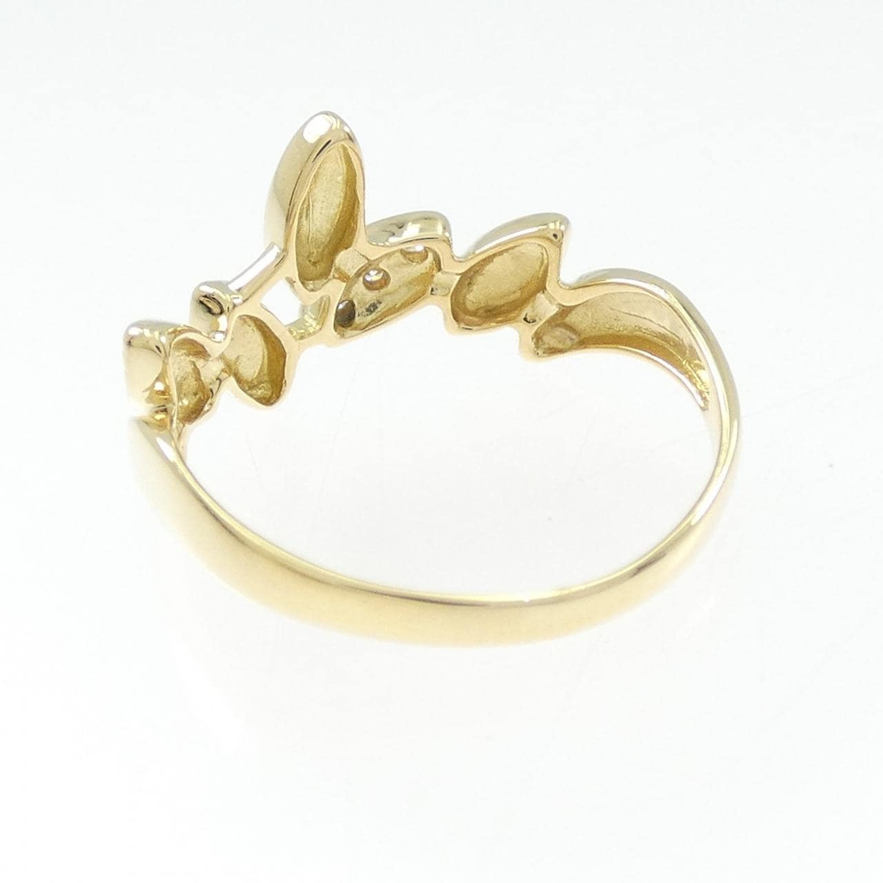 K18YG ダイヤモンド リング 0.03CT