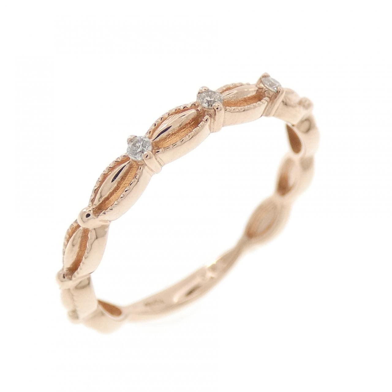 アガット ダイヤモンド リング 0.02CT