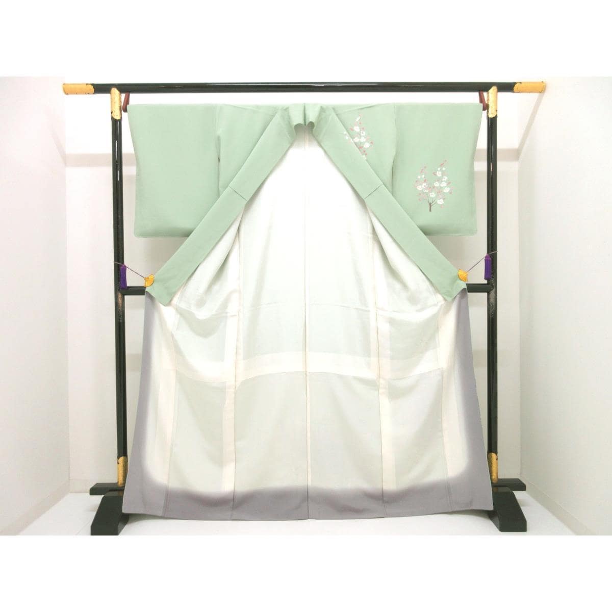 【未使用品】訪問着　友禅加工ボカシ染