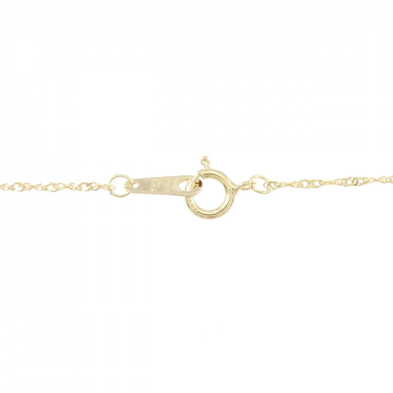 K18YG アンブレラ ダイヤモンド ネックレス 0.05CT