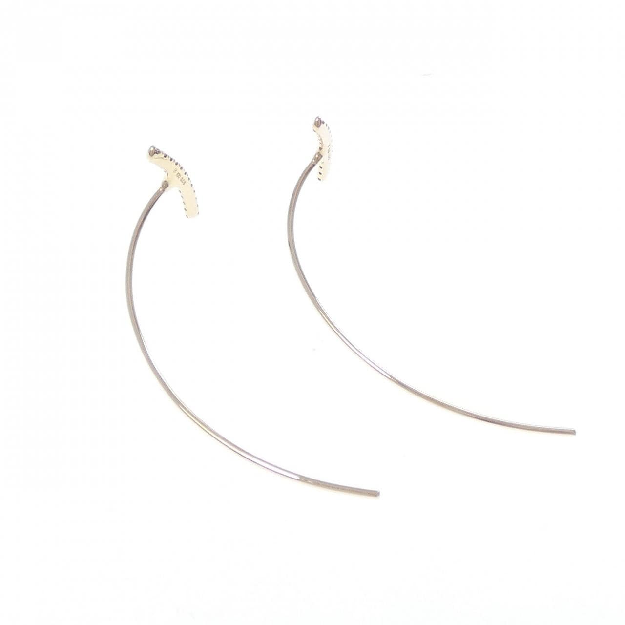 ヒロタカ ゴサマー ピアス 0.12CT