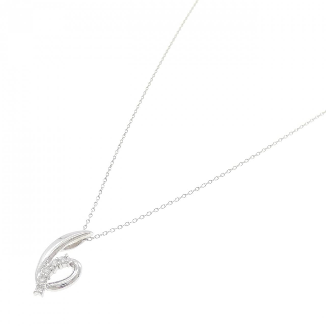PT900/PT850 ダイヤモンド ネックレス 0.10CT