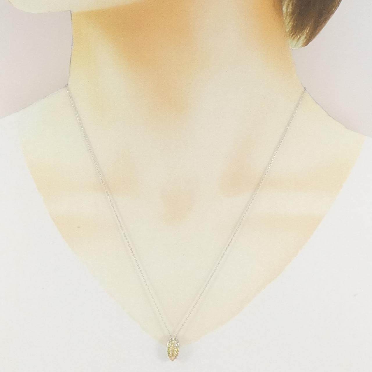 K18WG サファイヤ ネックレス 0.50CT
