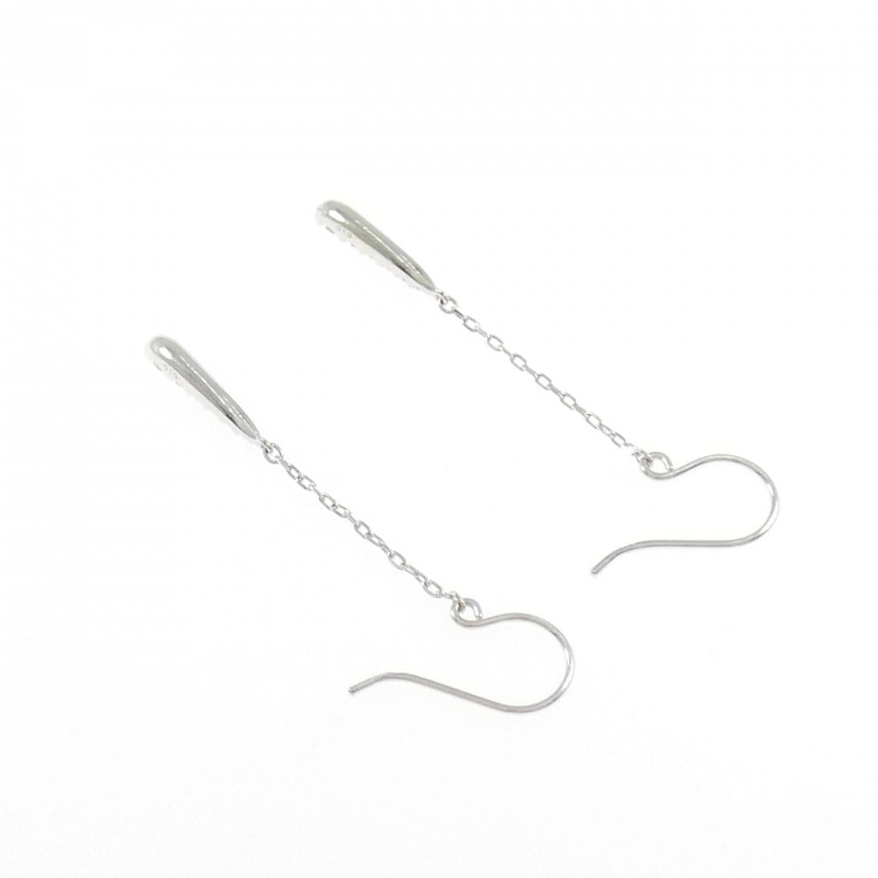 PT900 ダイヤモンド ピアス 0.20CT