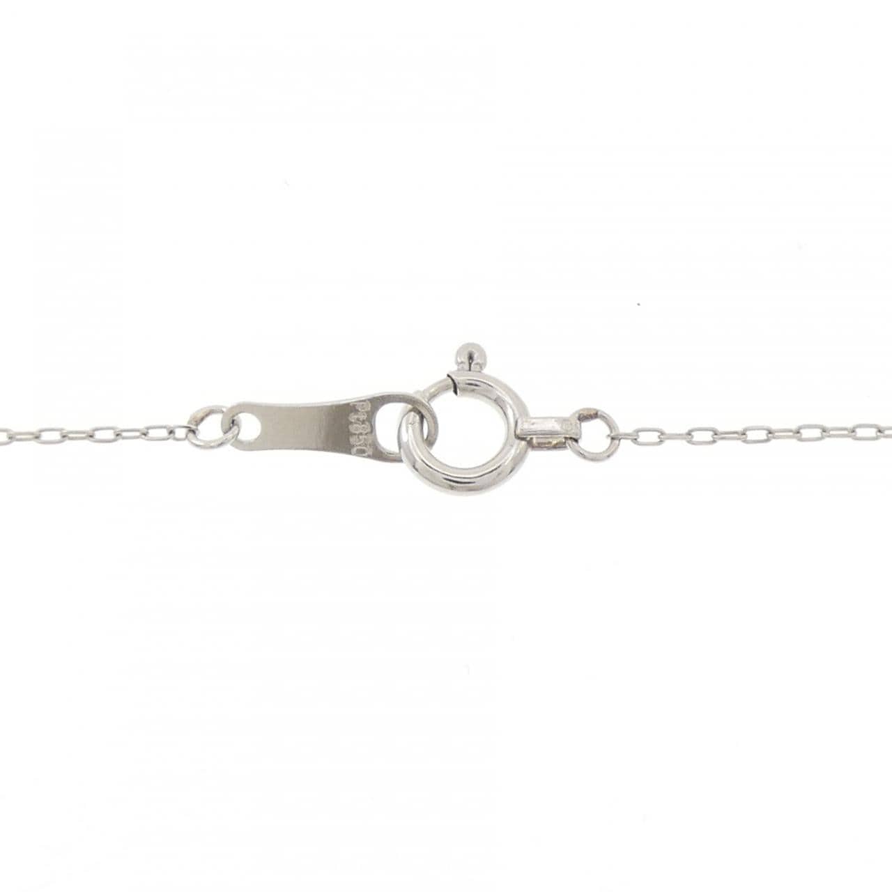 PT900/PT850 ソリティア ダイヤモンド ネックレス 0.13CT