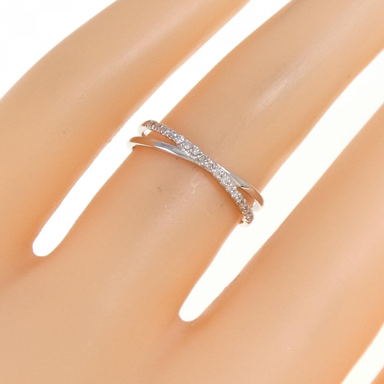 PT950 Diamond Ring 0.10CT