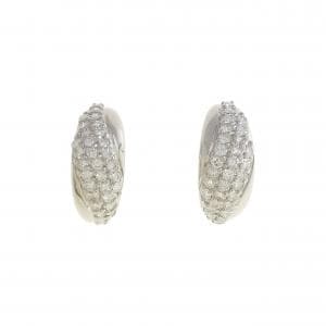 PT900 ダイヤモンド ピアス 0.72CT