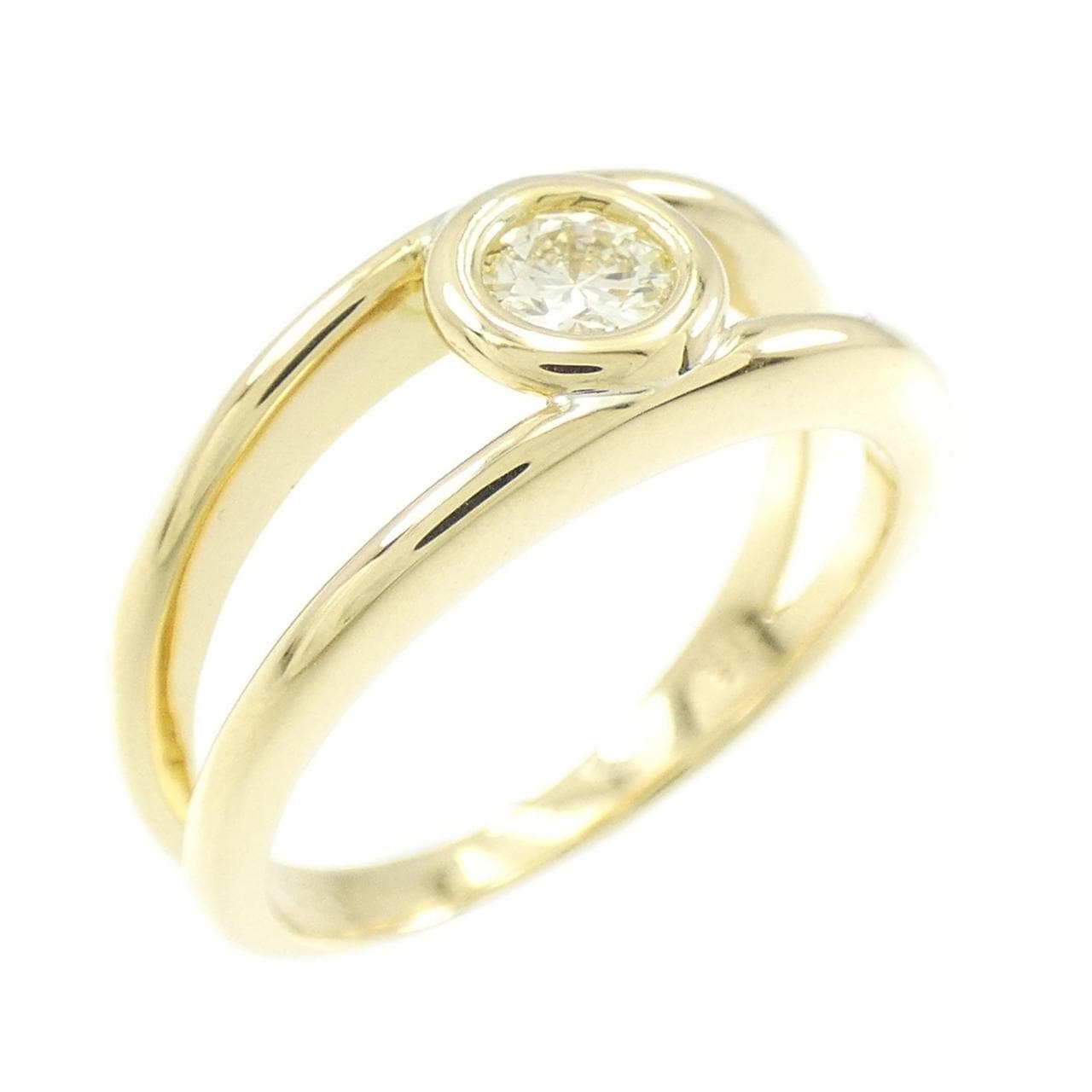 K18YG ダイヤモンド リング 0.20CT