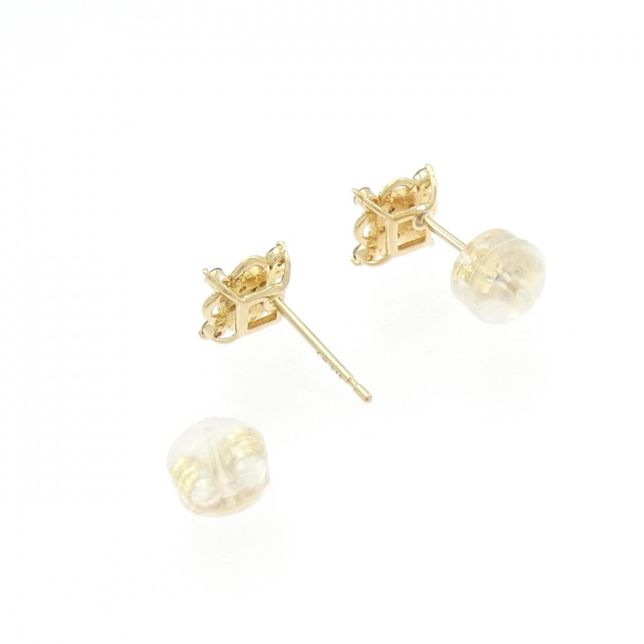 K18YG ダイヤモンド ピアス 0.20CT