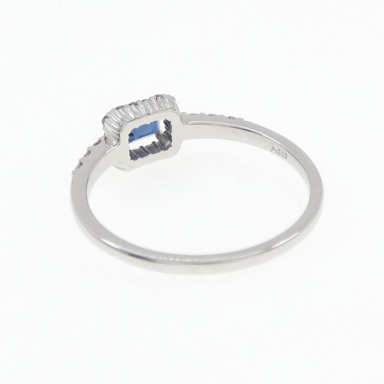 【新品】PT サファイヤ リング 0.27CT