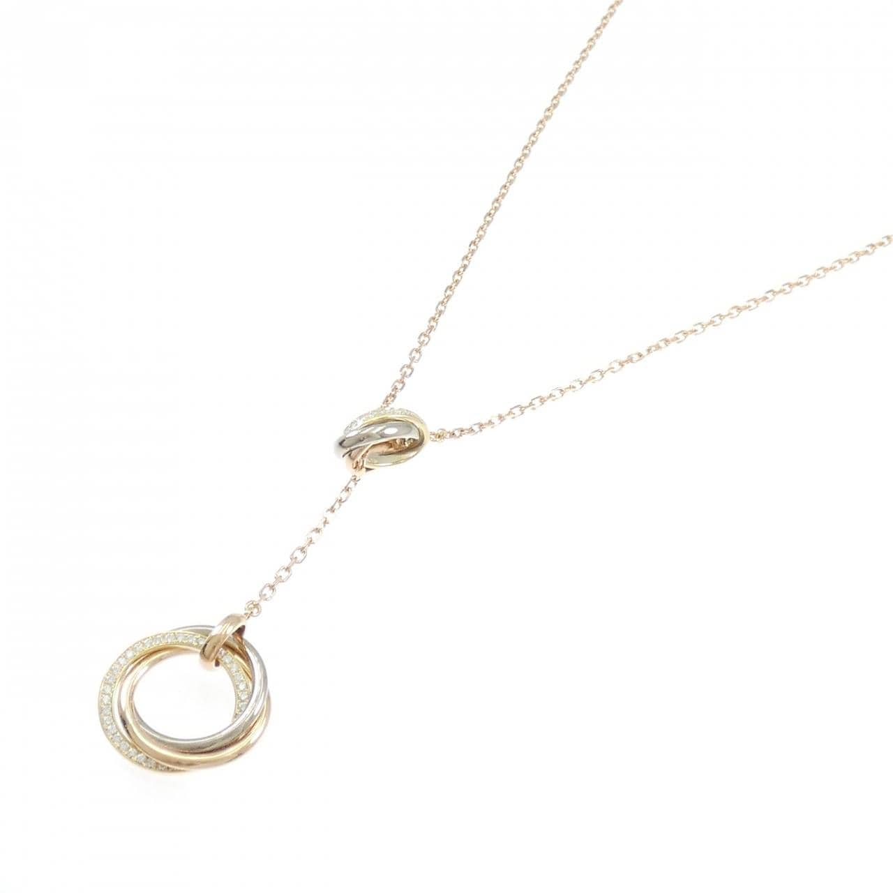 カルティエ トゥーフォートリニティ ネックレス