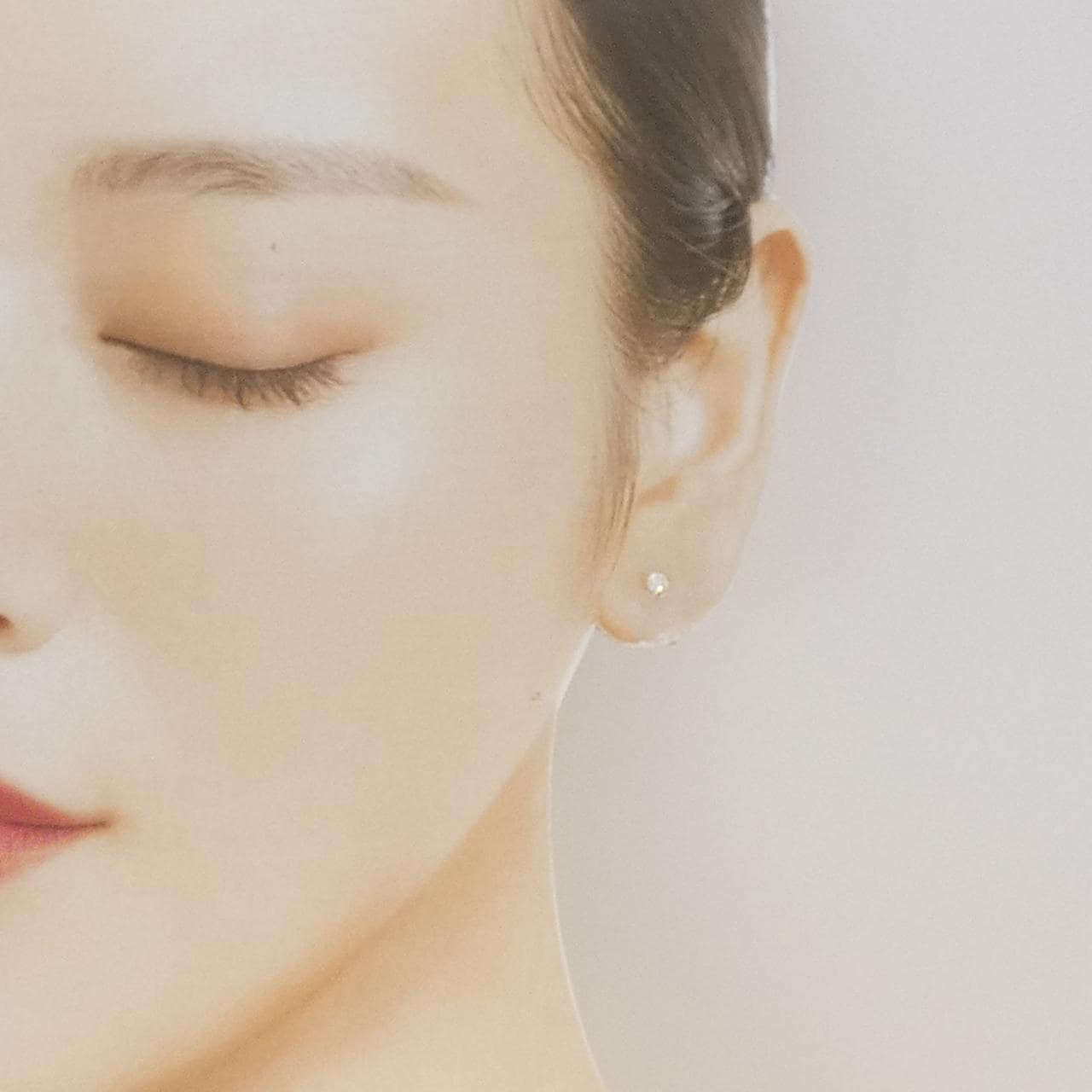 【新品】K18YG ソリティア ダイヤモンド ピアス 0.20CT