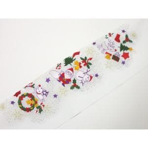 【新品】刺繍半衿　クリスマス