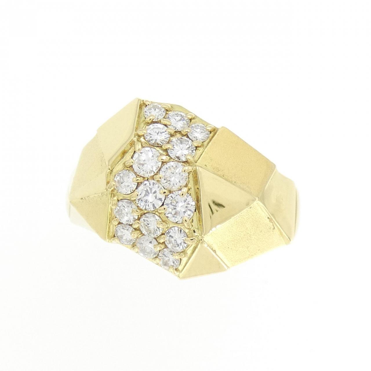 K18YG ダイヤモンド リング 0.51CT