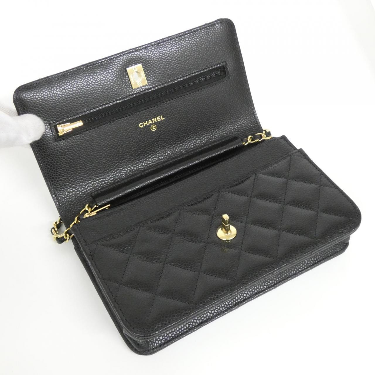 【未使用品】シャネル AP4241 チェーンウォレット