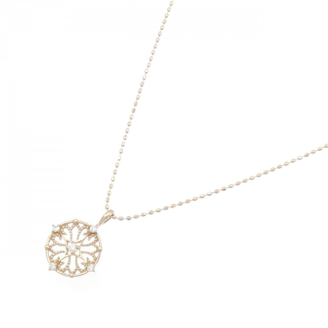 K18PG ダイヤモンド ネックレス 0.05CT