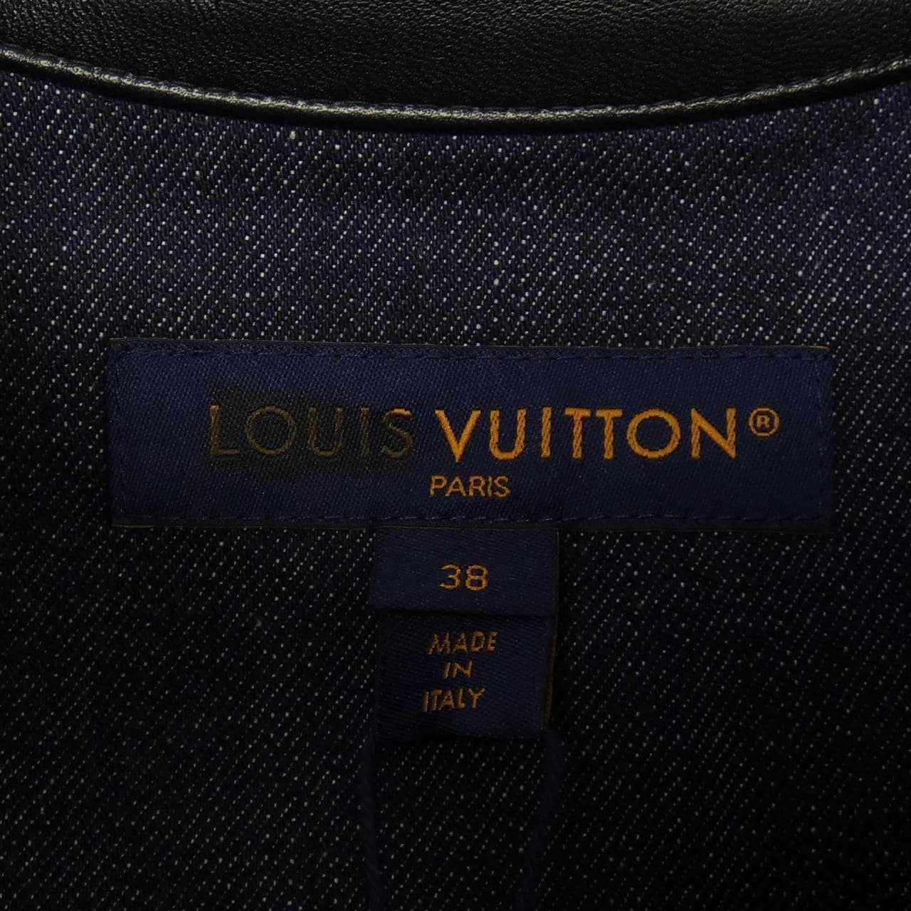 ルイヴィトン LOUIS VUITTON フロックド モノグラム FPJA35AAX デニムジャケット
