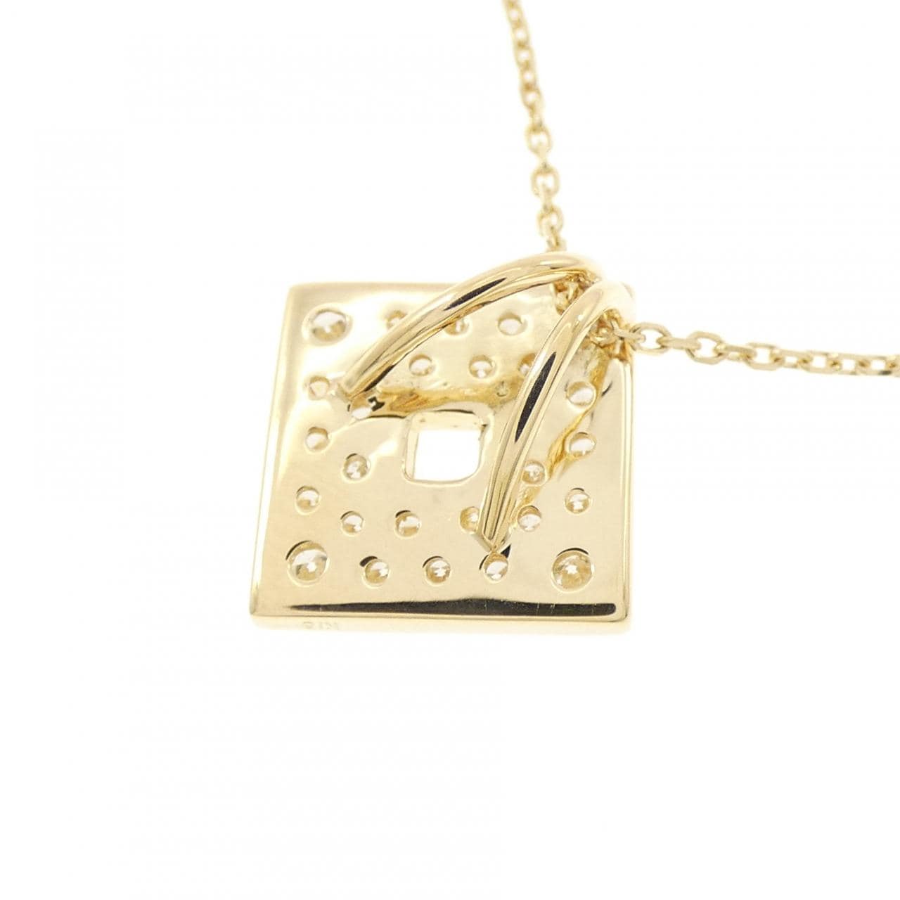 K18YG ダイヤモンド ネックレス 0.35CT