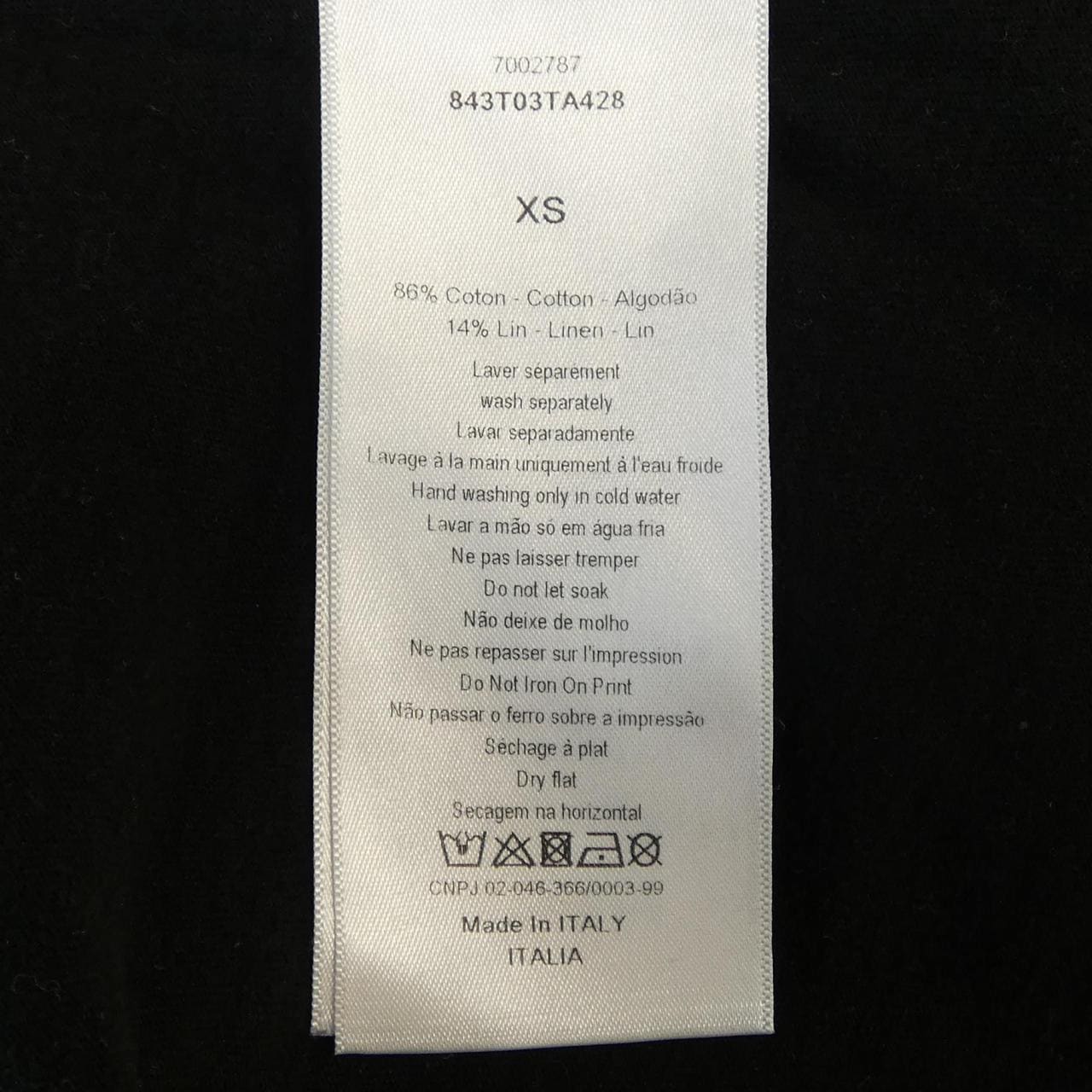 クリスチャンディオール CHRISTIAN DIOR 843T03TA428 Tシャツ