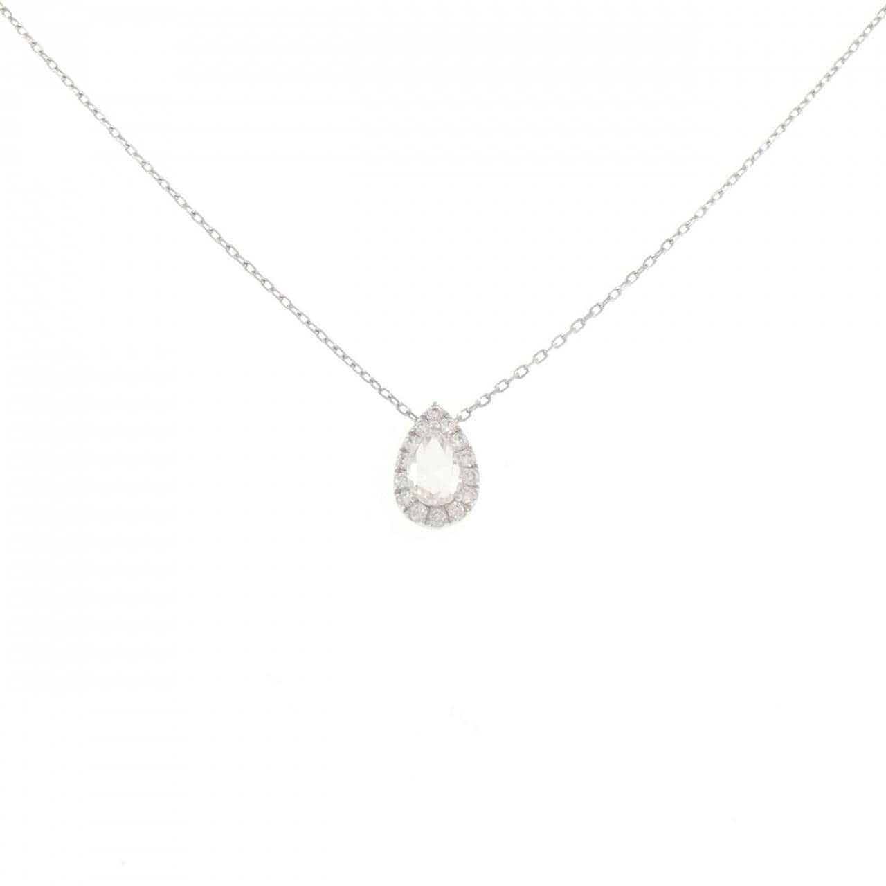 PT950/PT850 ダイヤモンド ネックレス 0.18CT
