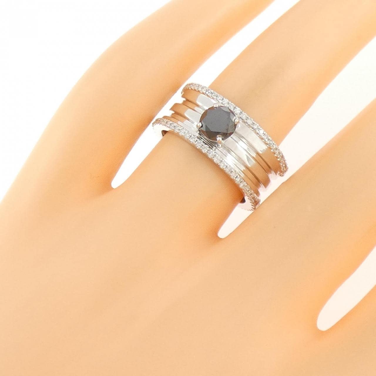 K18WG ダイヤモンド リング 0.60CT