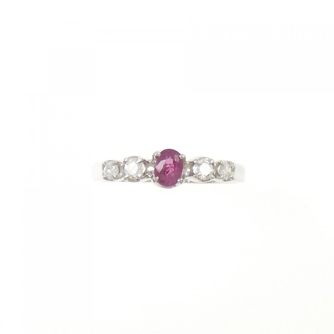 PT900 ルビー リング 0.27CT