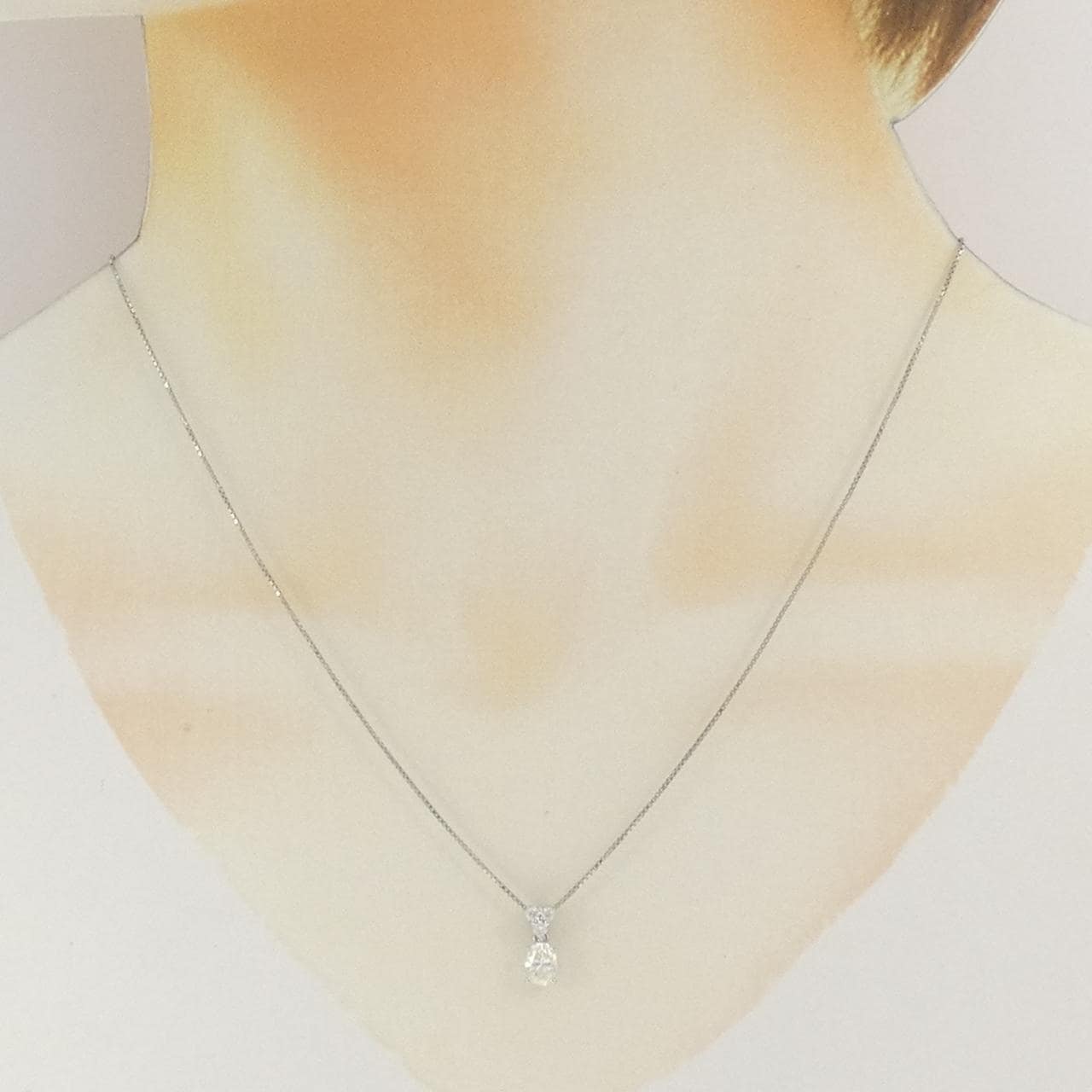 PT900/PT850 ダイヤモンド ネックレス 0.518CT