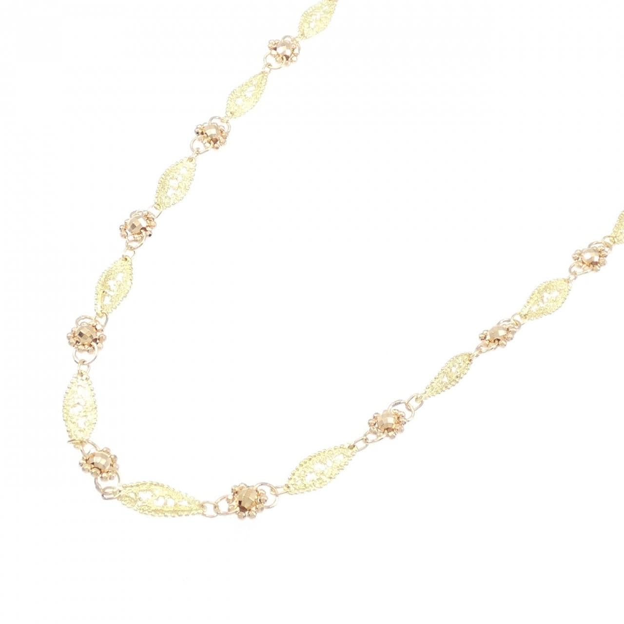 K18YG/K18PG necklace