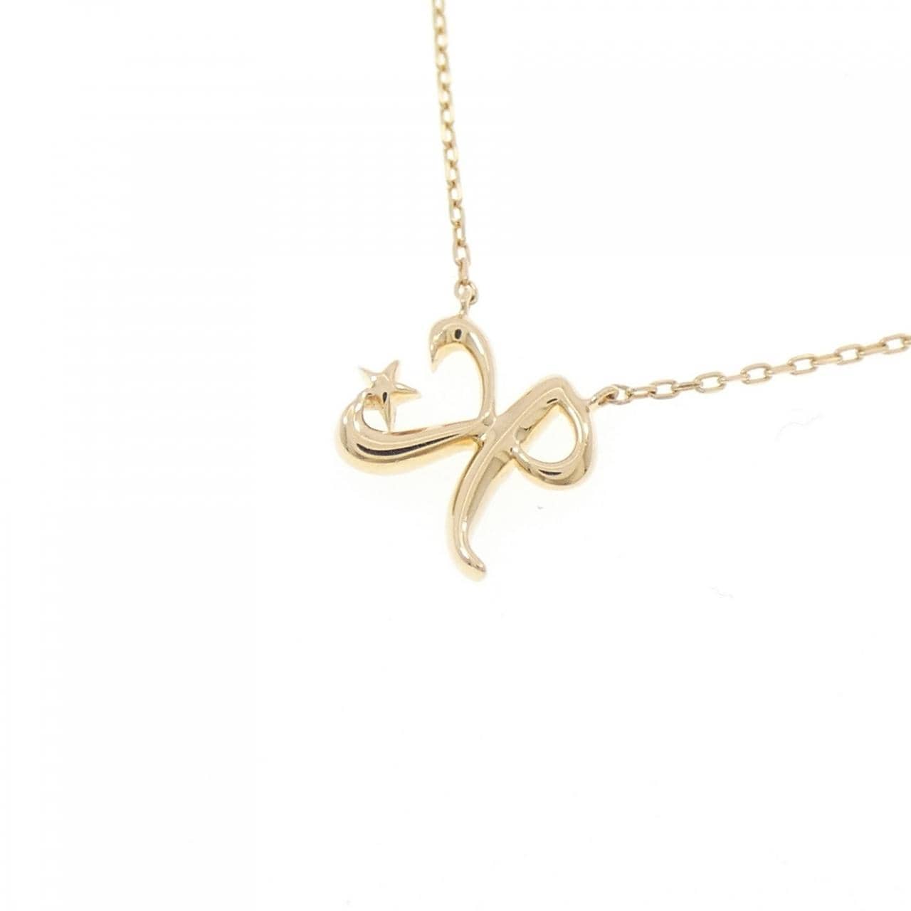 STAR JEWELRY Initial Diamond Necklace 0.02CT