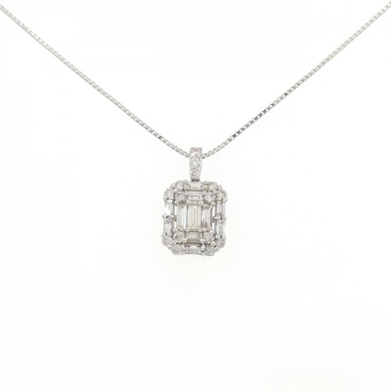 PT900/PT850 ダイヤモンド ネックレス 0.54CT