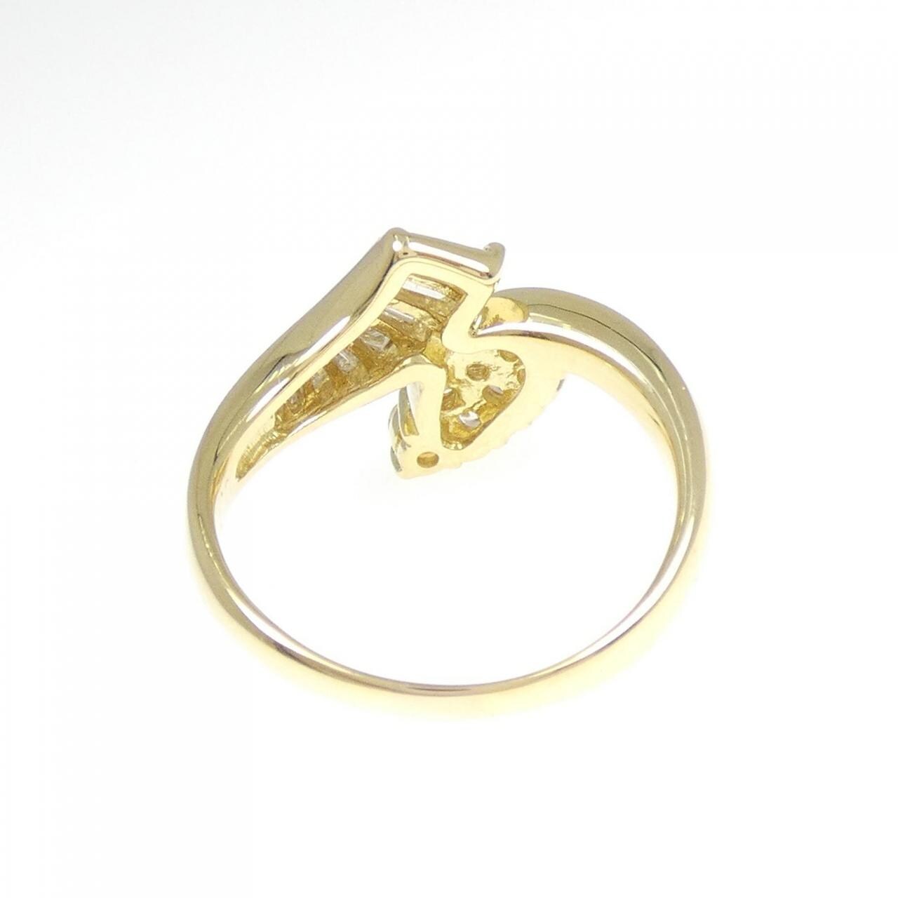 K18YG ダイヤモンド リング 0.77CT
