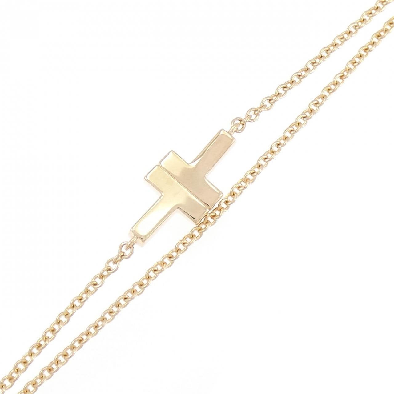 ティファニー T ダブル チェーン ブレスレット