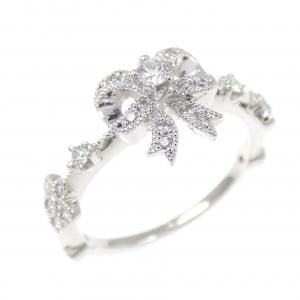 PT900 リボン ダイヤモンド リング 0.18CT