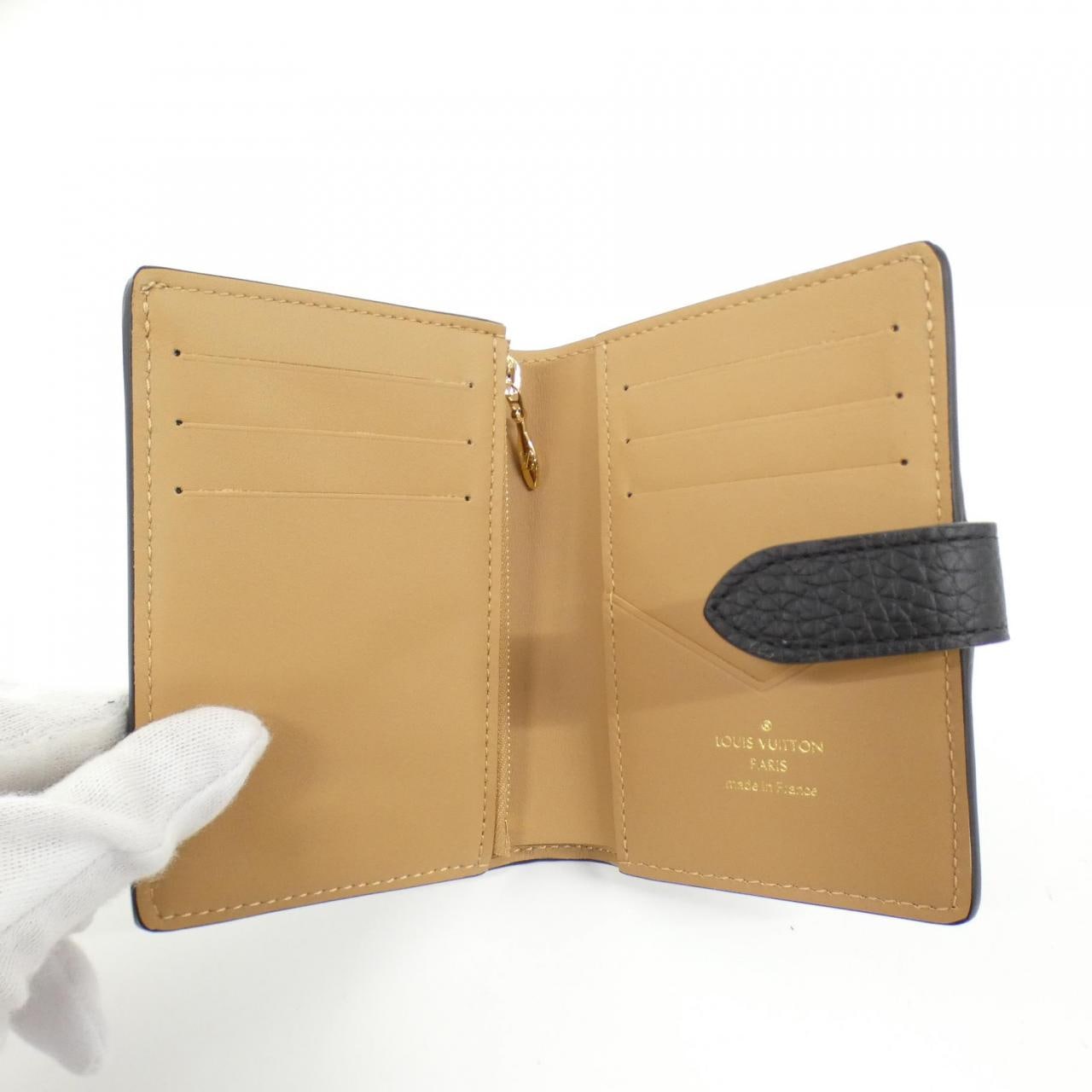 LOUIS VUITTON Taurillon LV竖版CP 錢包 M81561 錢包