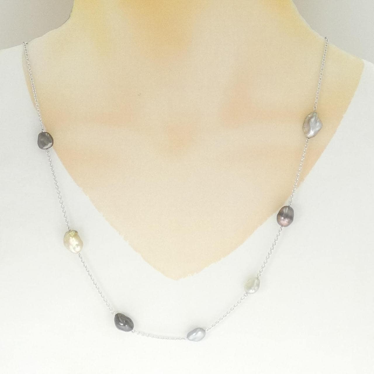 ミキモト 白蝶パール ネックレス