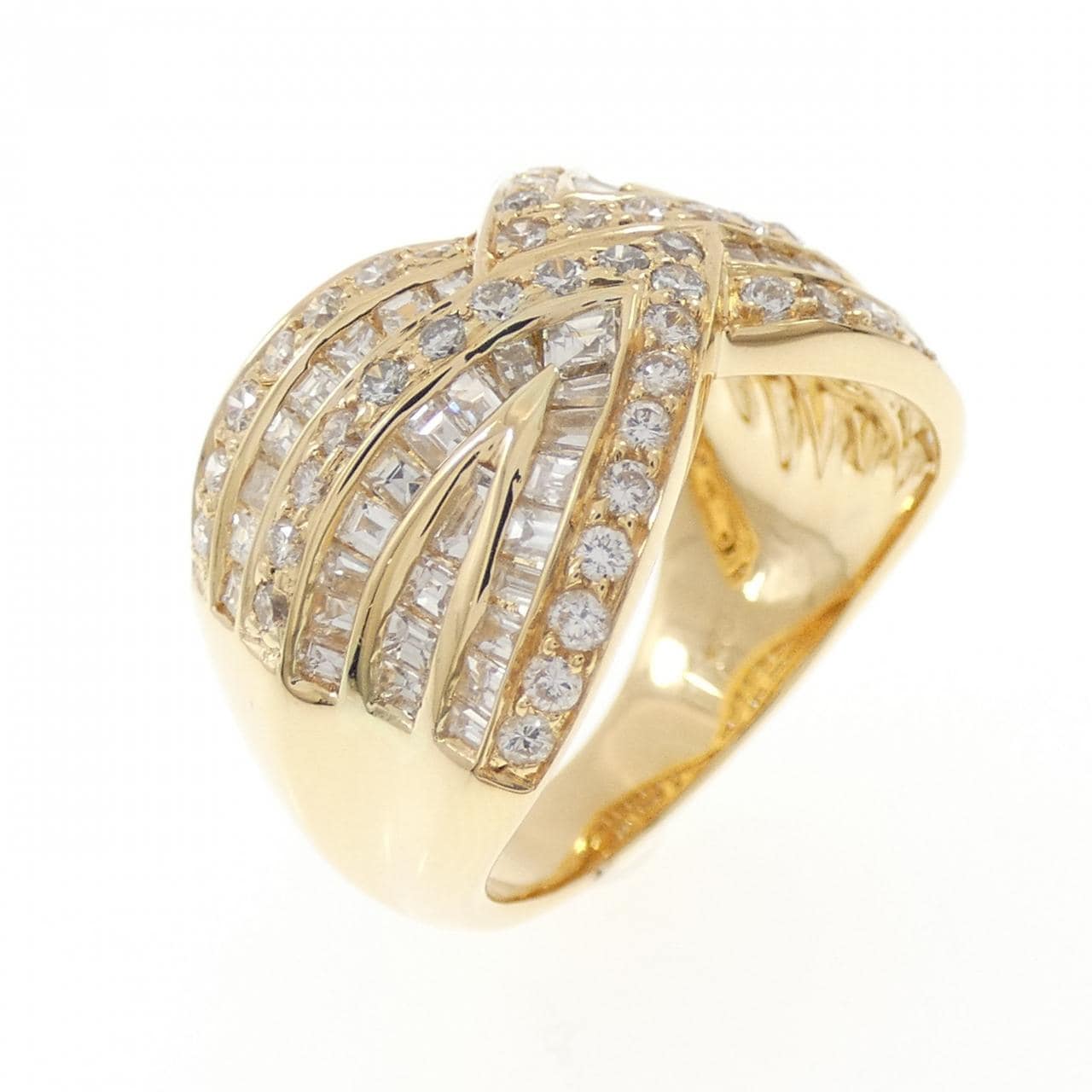 K18YG ダイヤモンド リング 2.73CT