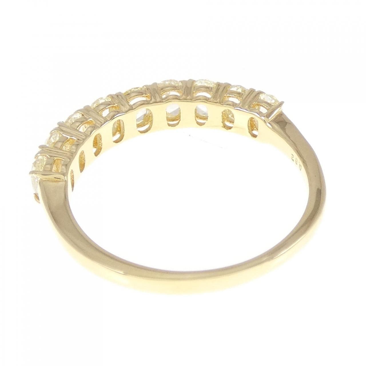 [BRAND NEW] K18YG Diamond ring 0.82CT