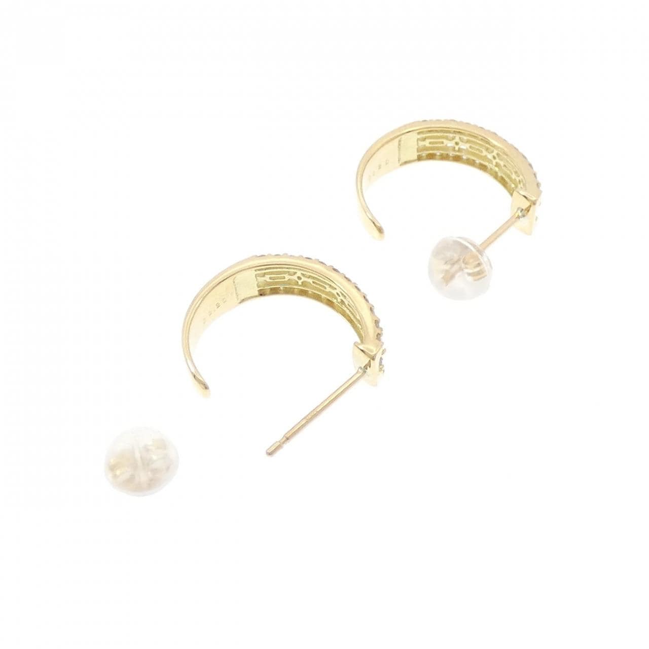[BRAND NEW] K18YG Diamond earrings 0.40CT