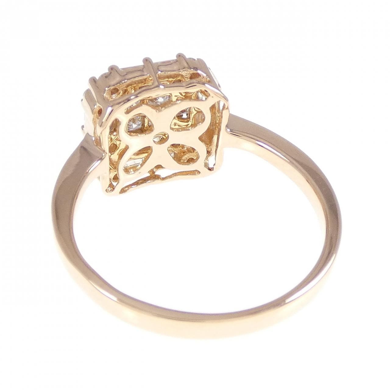 K18PG ダイヤモンド リング 0.65CT
