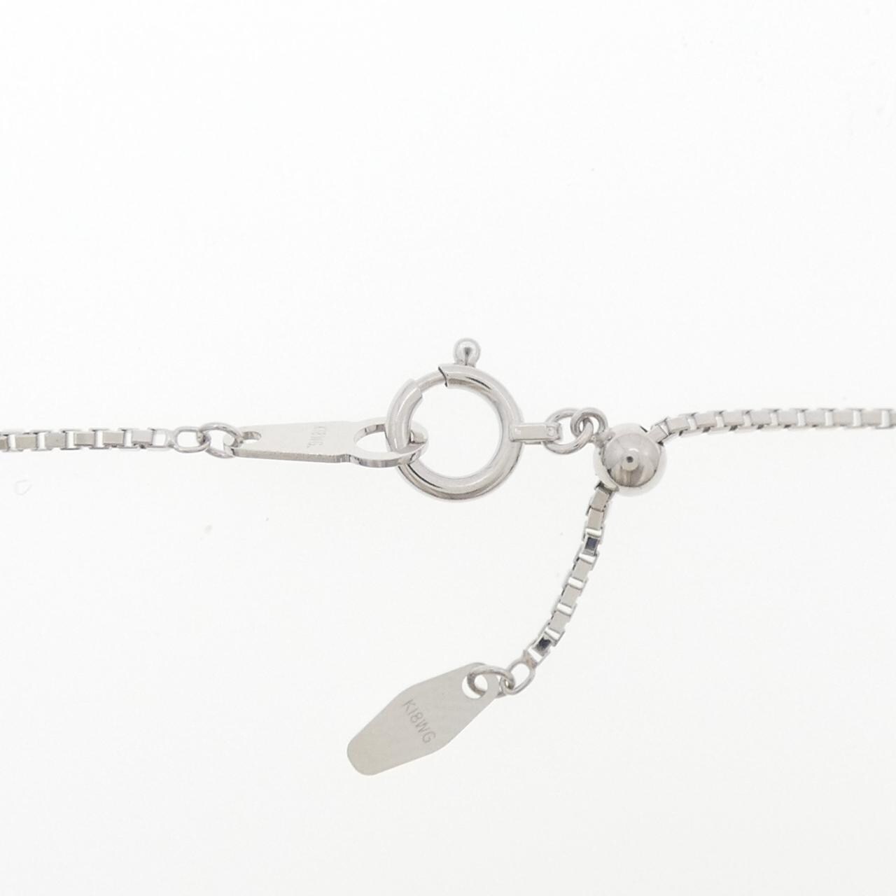 K18WG ルビー ネックレス 1.20CT