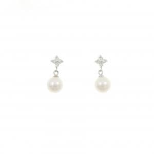 K14WG アコヤパール ピアス 5.2mm