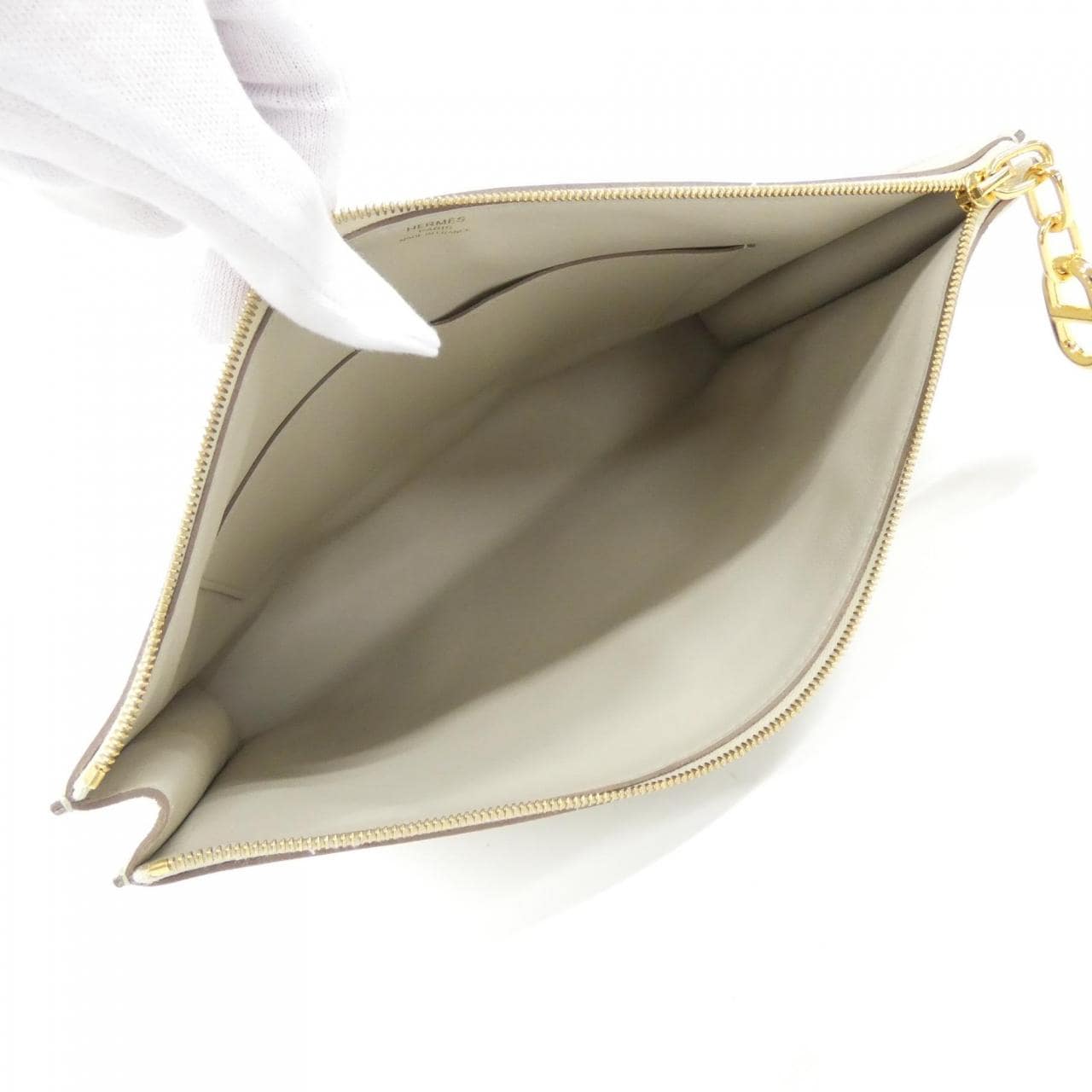 エルメス ジップエンゴー シェーヌ ダンクル GM 084322CC ポーチ