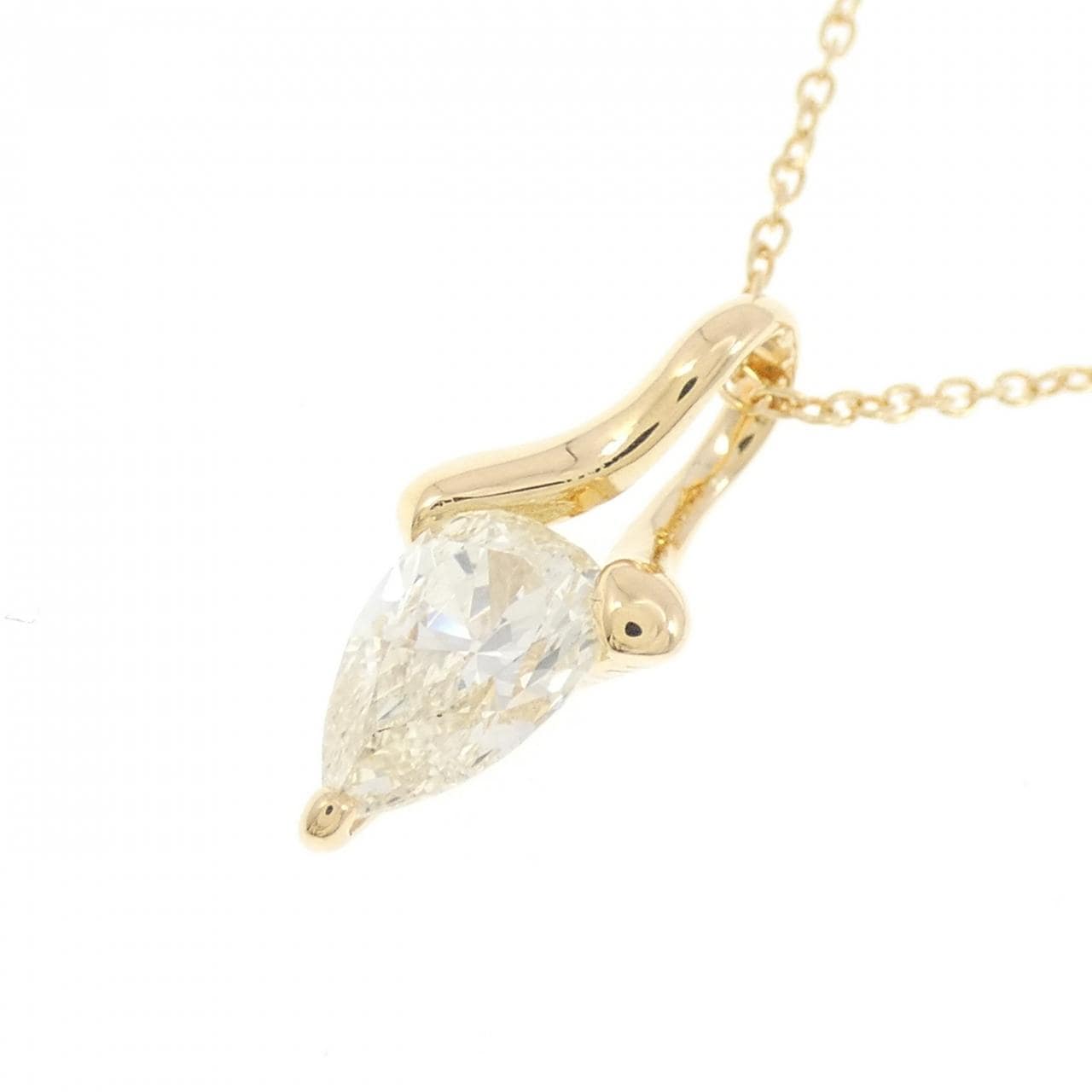 K18YG ダイヤモンド ネックレス 1.078CT