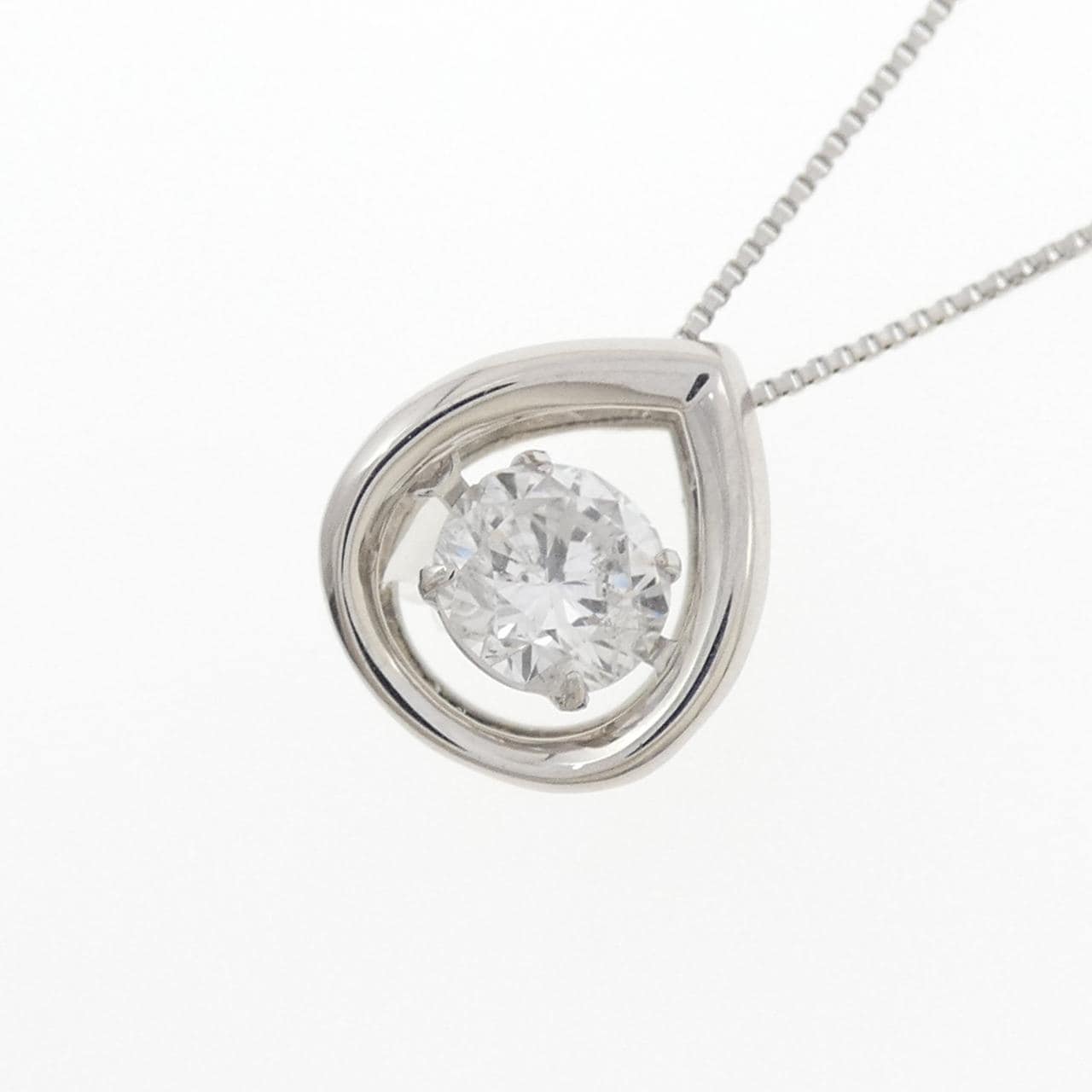 PT900/PT850 ダイヤモンド ネックレス 0.656CT
