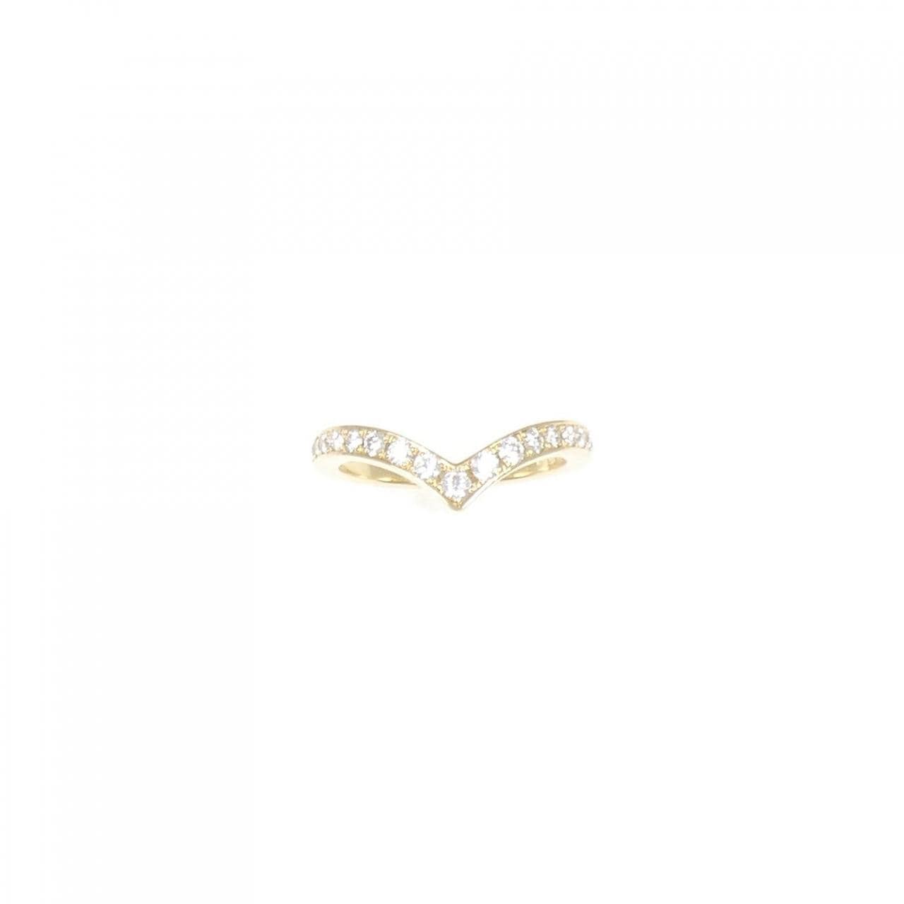 K18YG ダイヤモンド リング 0.34CT