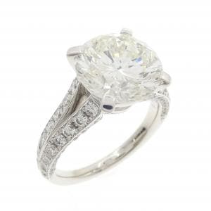 K18WG ダイヤモンド リング 4.500CT L VS2 Good